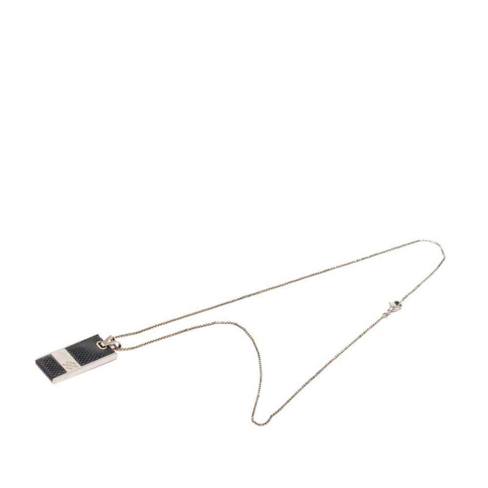 LOUIS VUITTON Black Damier Necklace - Picture 3 of 5